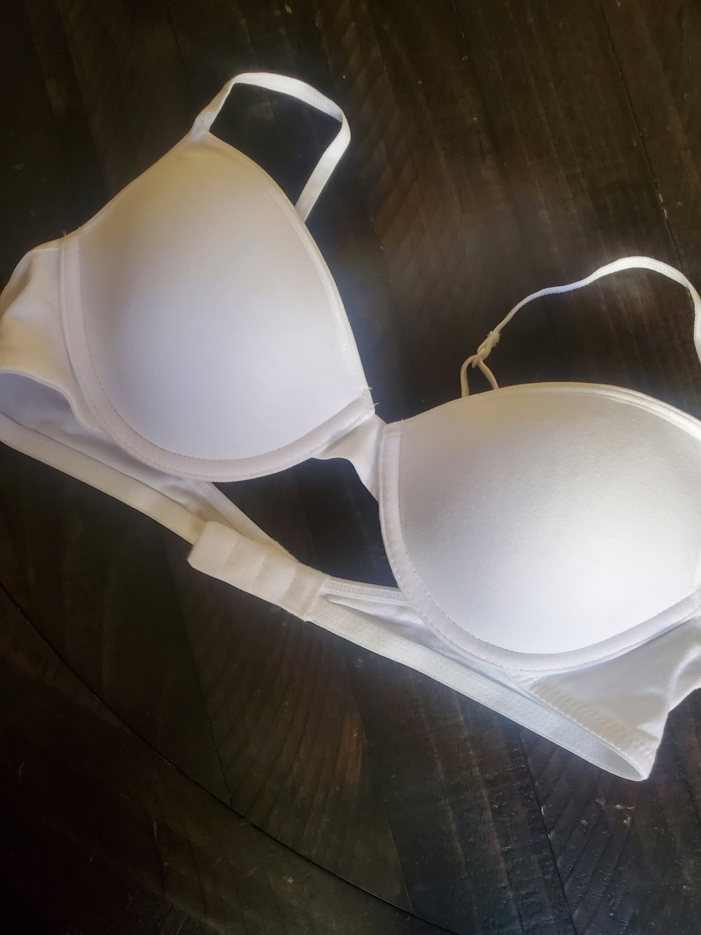 Hanes White Padded T-Shirt Bra